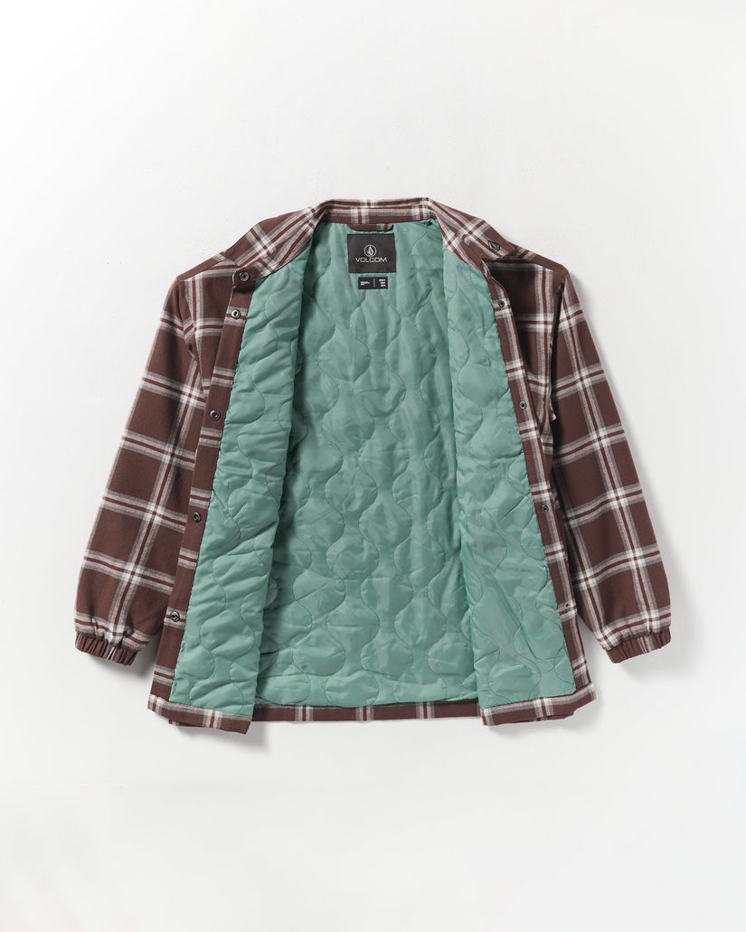 Veste Flannel Insulated Riding - Oxblood