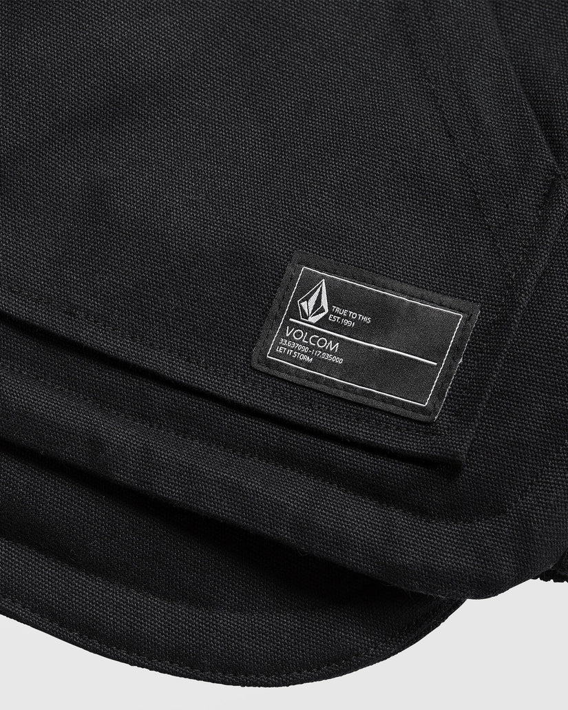 Stone Castine Puff Vest - Black