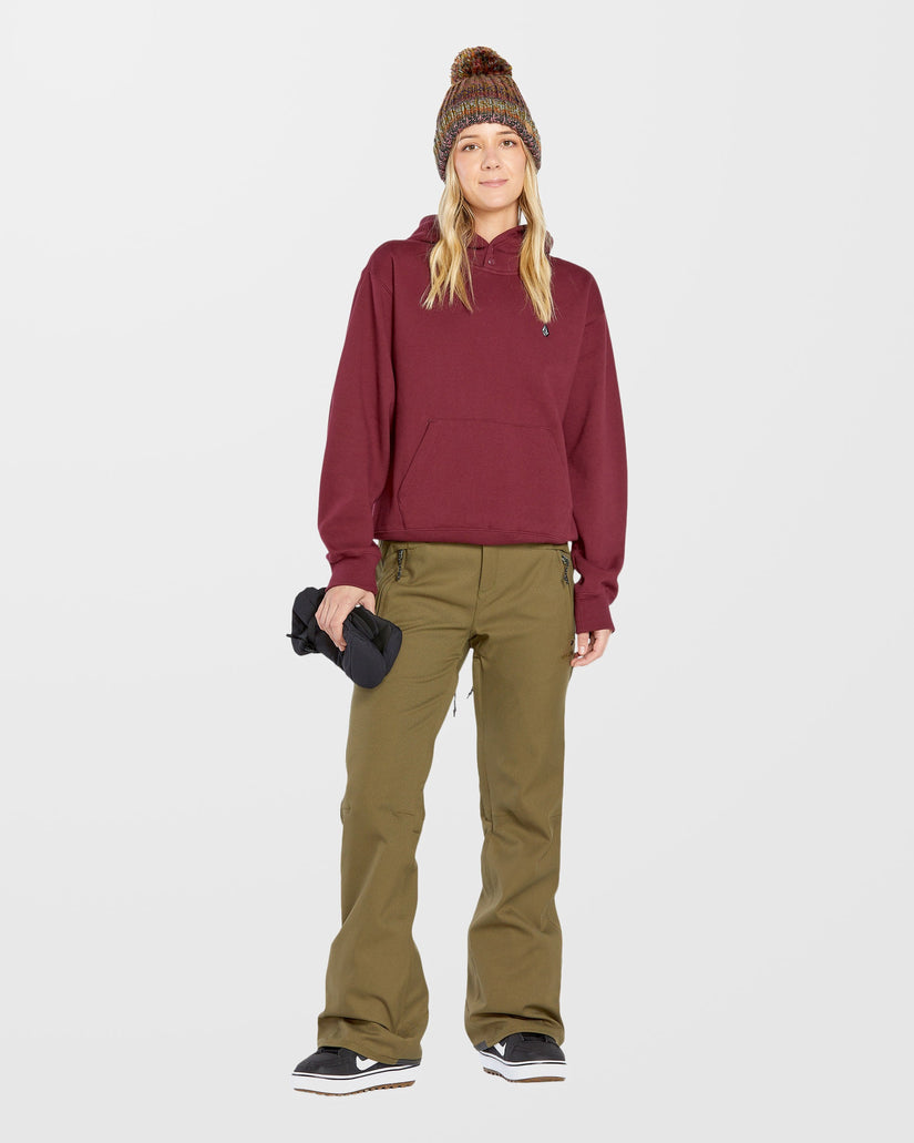 Costus Fleece Hoodie - Burgundy