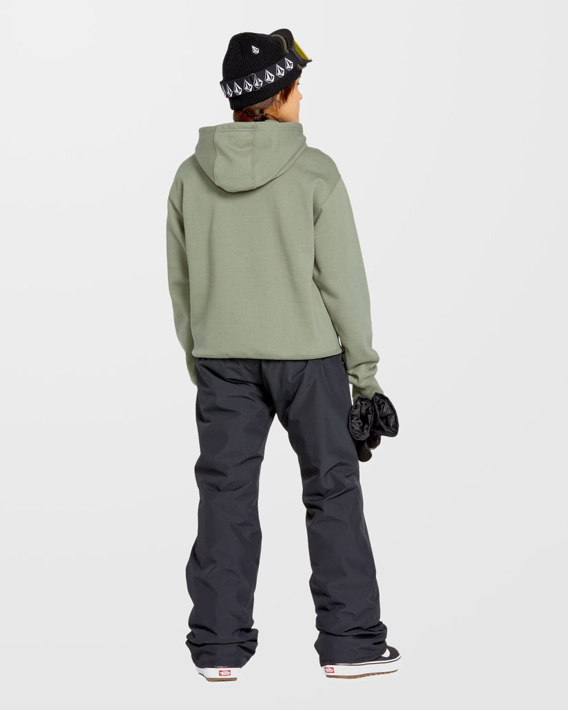 Costus Fleece Hoodie - Lichen Green