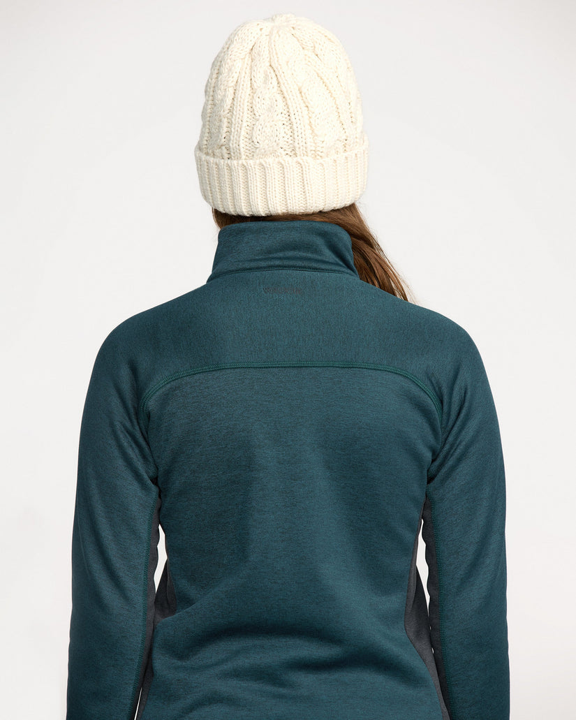 Frostbyte Fleece Full Zip Sweatshirt - Atlantic Deep