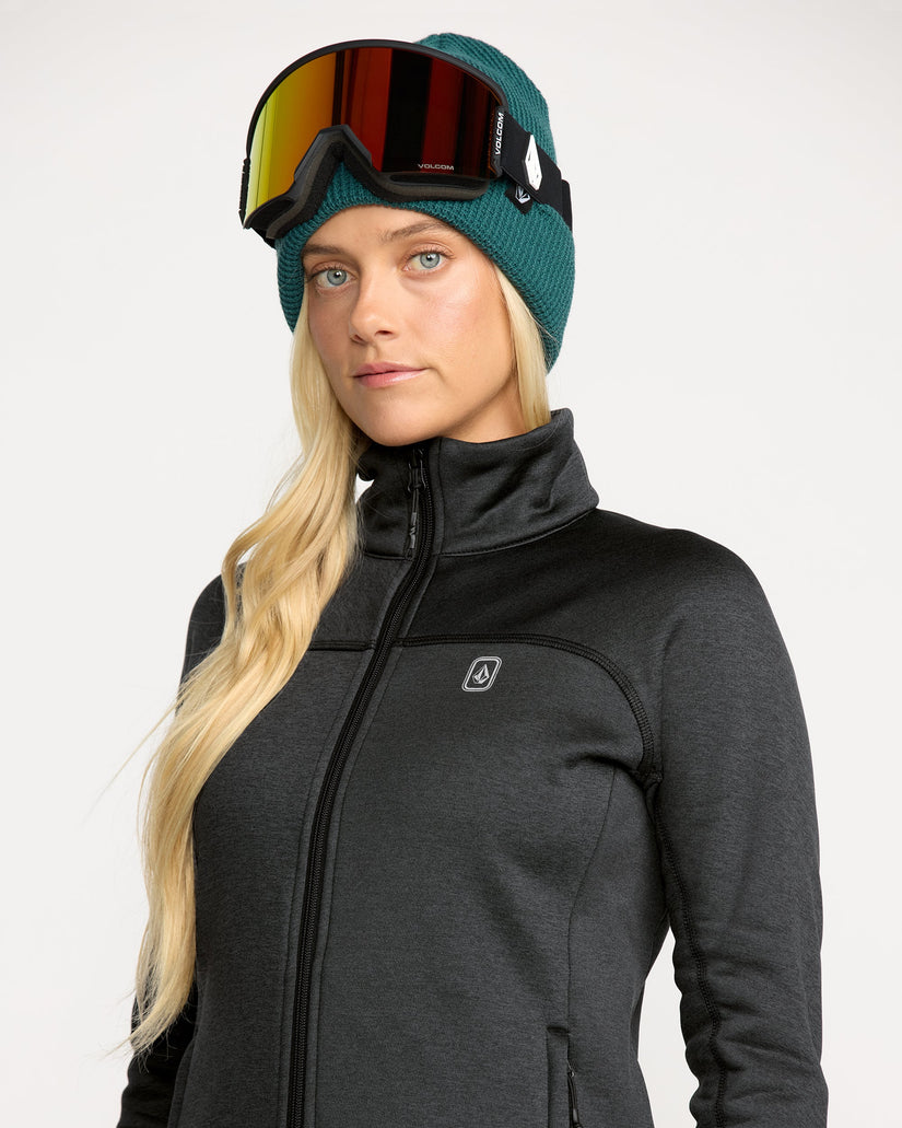 Sweat zippé Frostbyte Fleece - Black