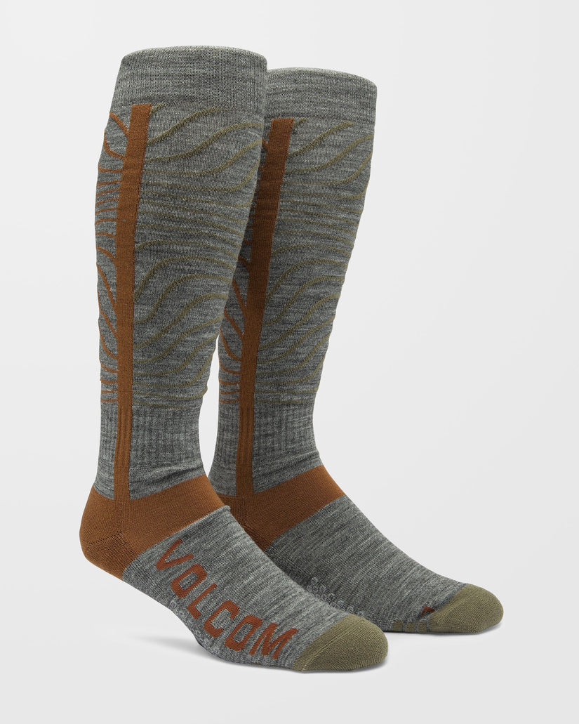 Heavy Over-The-Calf Socks - Heather Grey