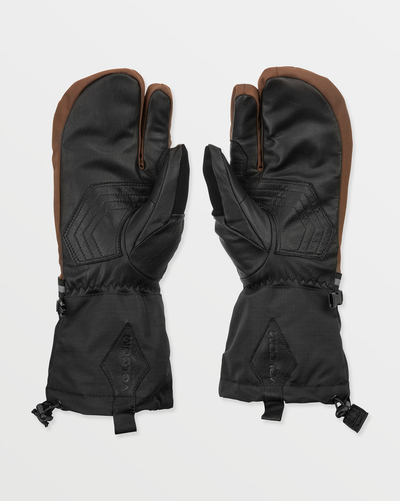 V.Snow Trigger Mittens - Brown