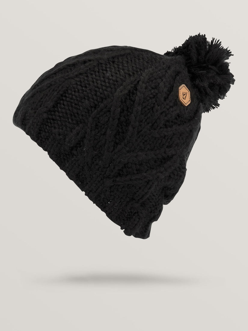 LEAF BEANIE (K5852003_BLK) [F]