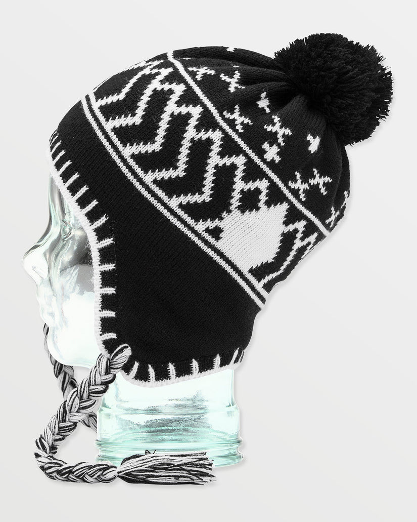 Ear Muff Beanie - Black