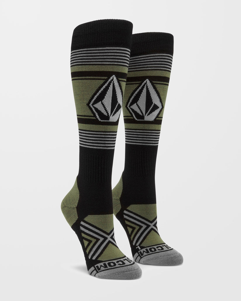 Stone Lines Otc Socks - Lichen Green