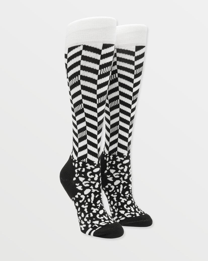 Cheetah Chev Otc Socks - Black
