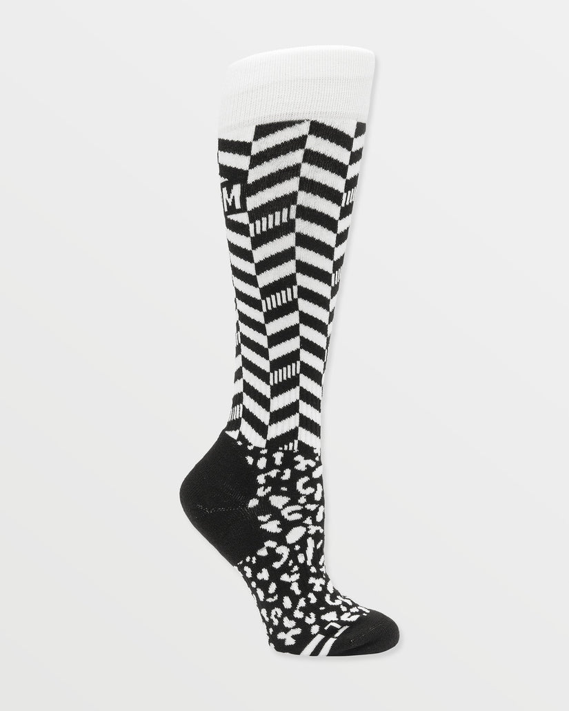 Cheetah Chev Otc Socks - Black