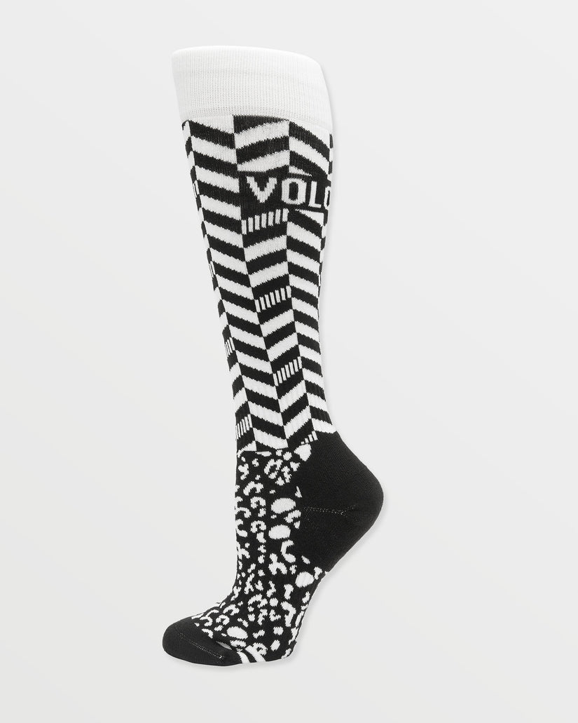 Cheetah Chev Otc Socks - Black