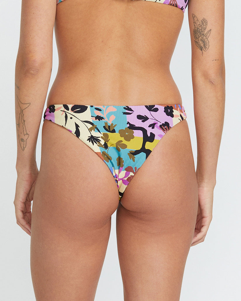 Prairie Punk Knotted Teeny Bikini Bottom - MULTI