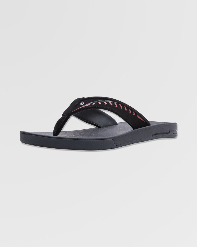 Jack Robinson Sandals - BLACK RED