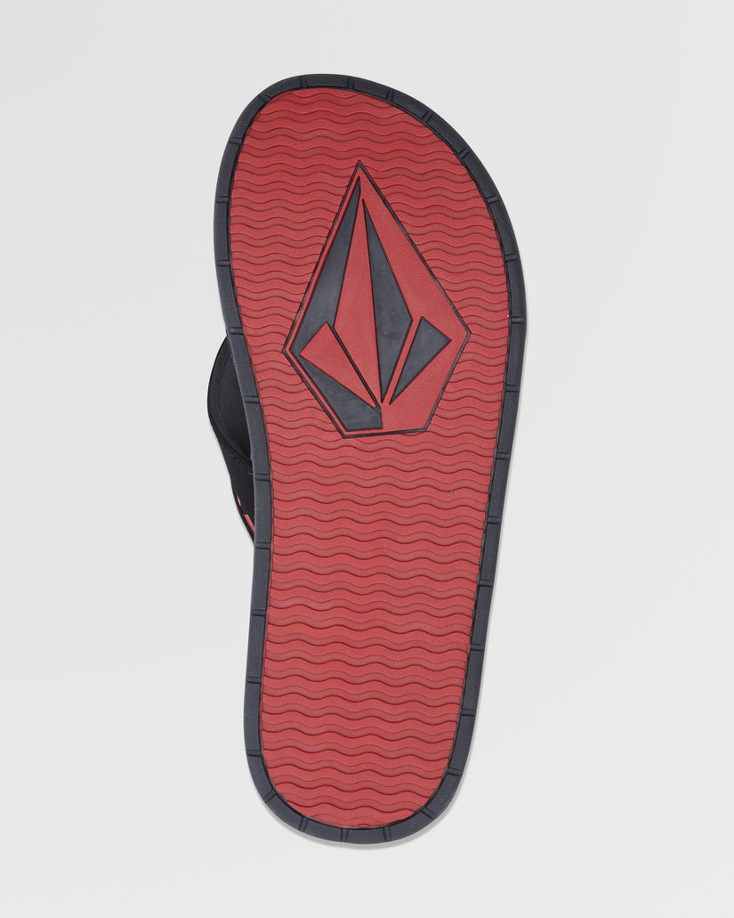 Jack Robinson Sandals - BLACK RED