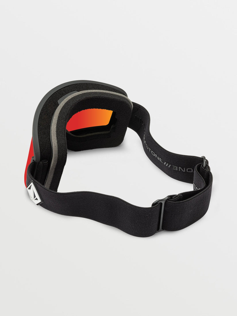 Garden Matte Black Goggle (+ Bonus Lens - Yellow) - RED CHROME (VG0123500_RDCH) [2]