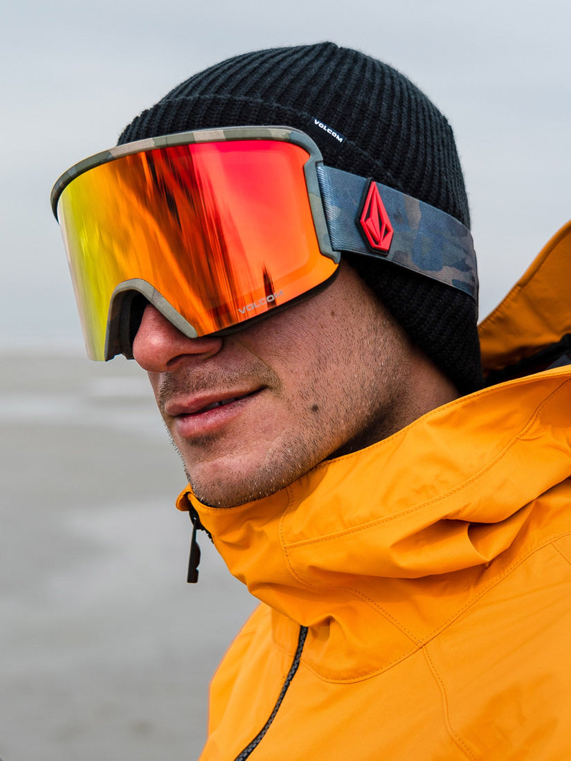 Garden Cloudwash Camo Goggle (+ Bonus Lens - Yellow) - RED CHROME (VG0123506_RDCH) [101]