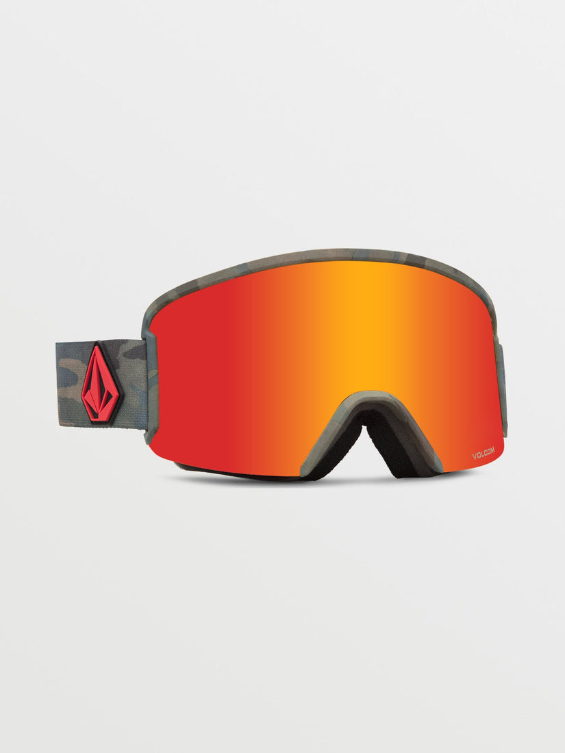 Garden Cloudwash Camo Goggle (+ Bonus Lens - Yellow) - RED CHROME (VG0123506_RDCH) [F]