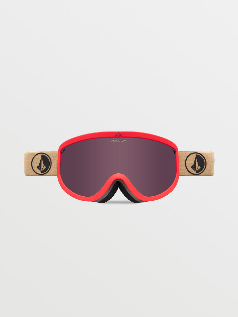 Footprints Orange Shock/Sand Goggle (+ Bonus Lens - Yellow) - LIGHT BRONZE (VG0623513_LTBR) [B]
