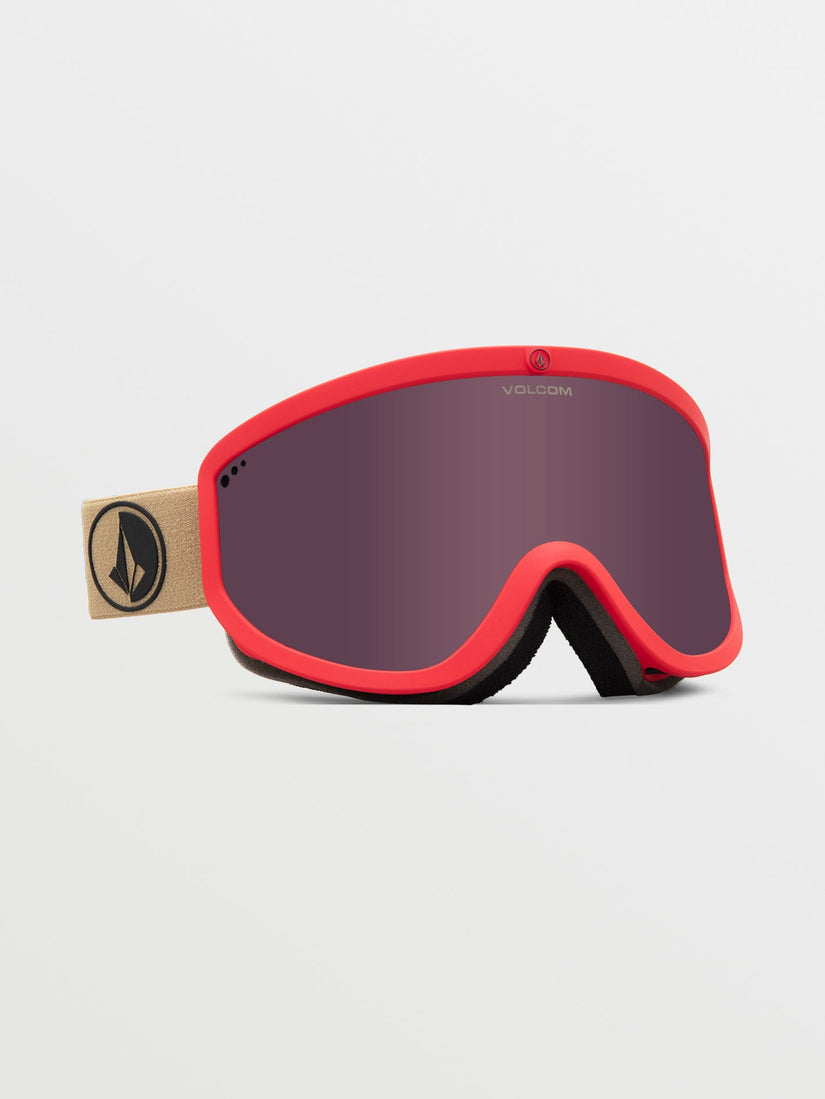 Footprints Orange Shock/Sand Goggle (+ Bonus Lens - Yellow) - LIGHT BRONZE (VG0623513_LTBR) [F]