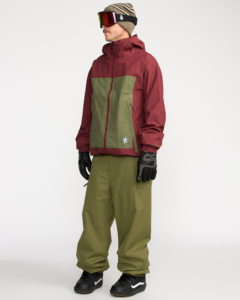 Arthur 3L Jacket - Burnt Red