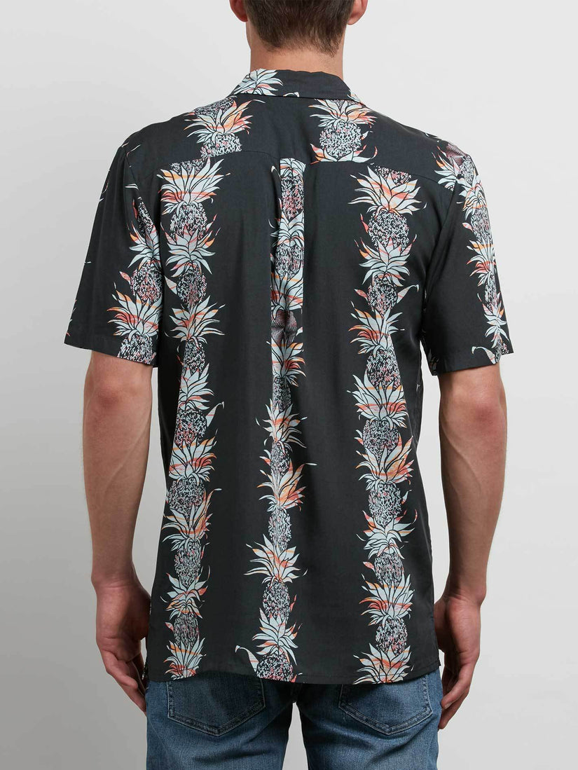 Palm Glitch Short Sleeve Shirt - Stealth