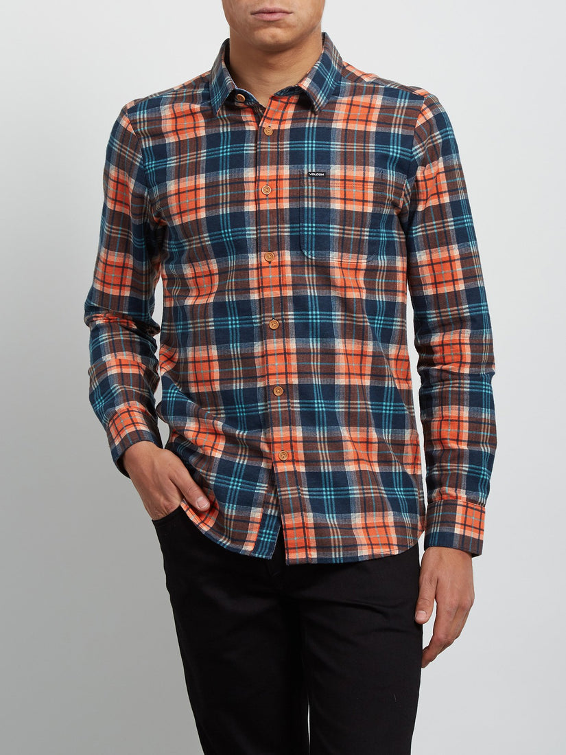 Hayden Long Sleeve Shirt - Scream Red