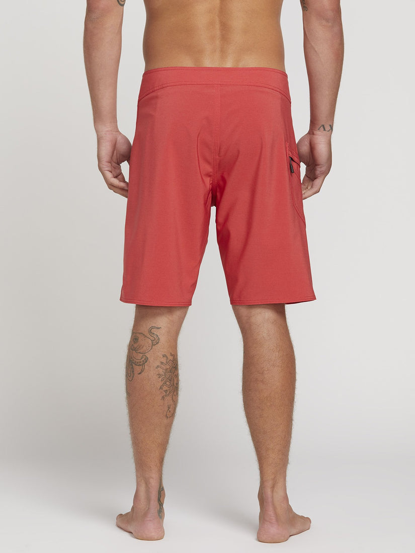 Lido Solid Mod 20" Boardshort  - Motorhead Red