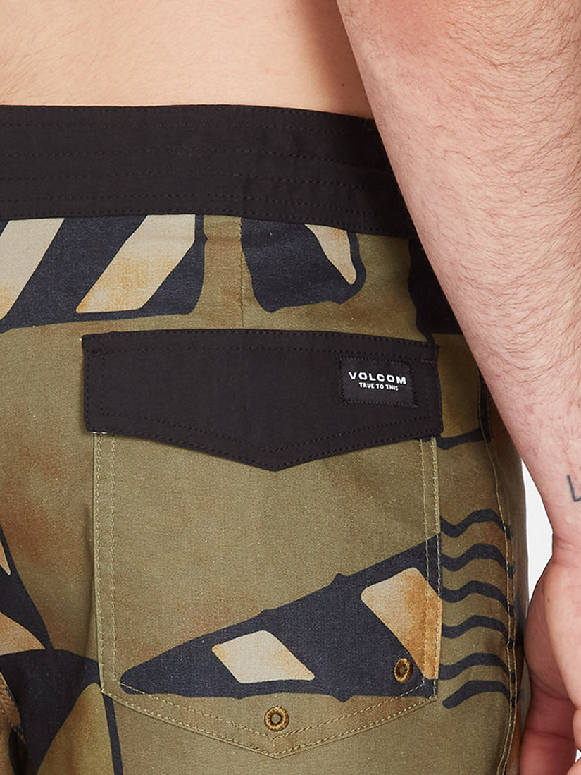 Geo Stoney 19" Boardshort - SERVICE GREEN (A0812308_SVG) [4]
