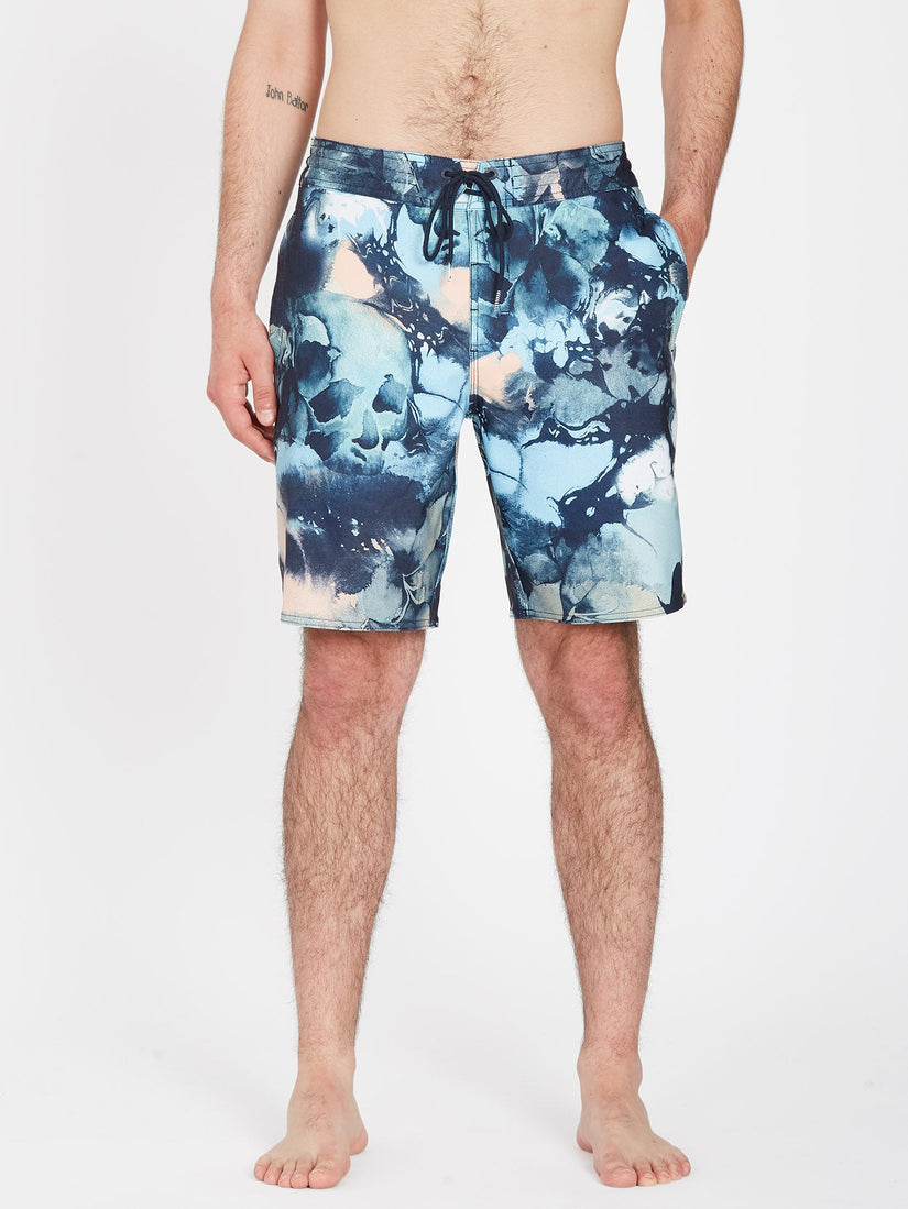 Skulli Wash Stoney 19" Boardshort - NAVY (A0812316_NVY) [F]
