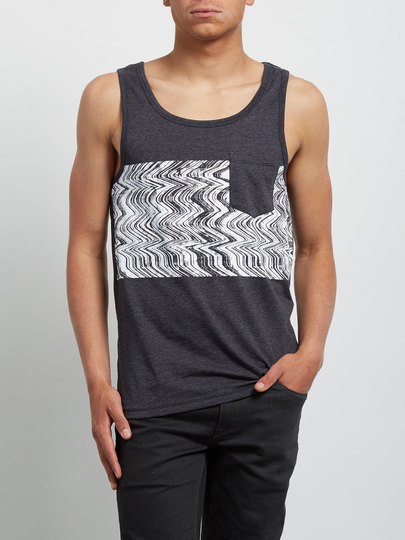 Lofi Heather Tank - Heather Black