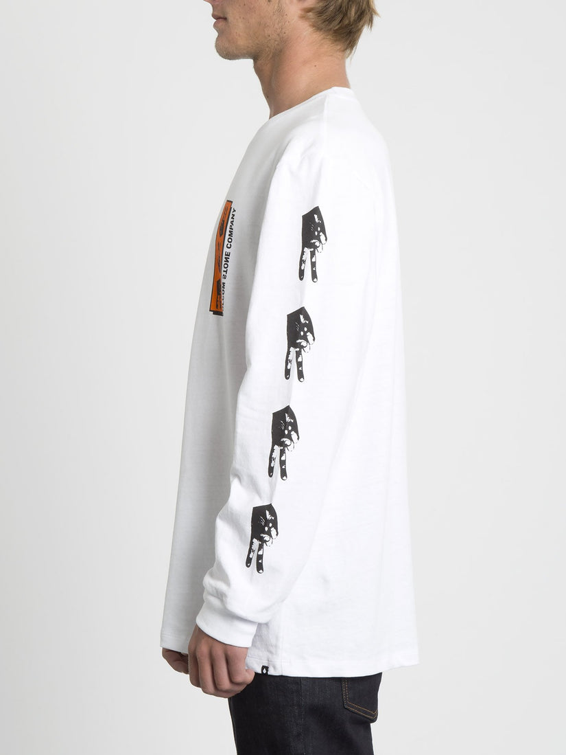 Peace Grid Boxy T-shirt - White (A4431952_WHT) [1]