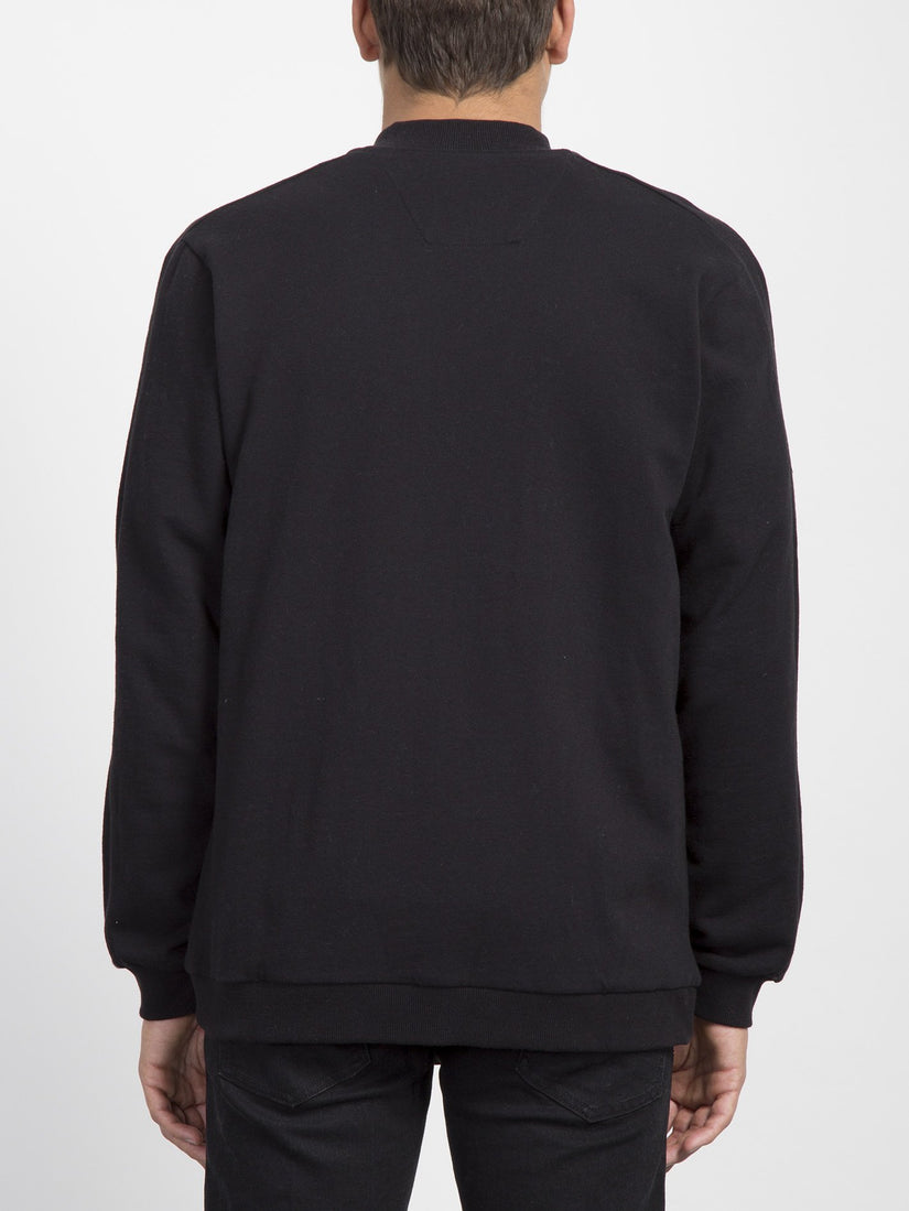 Thrifter Zip Sweater  - Black