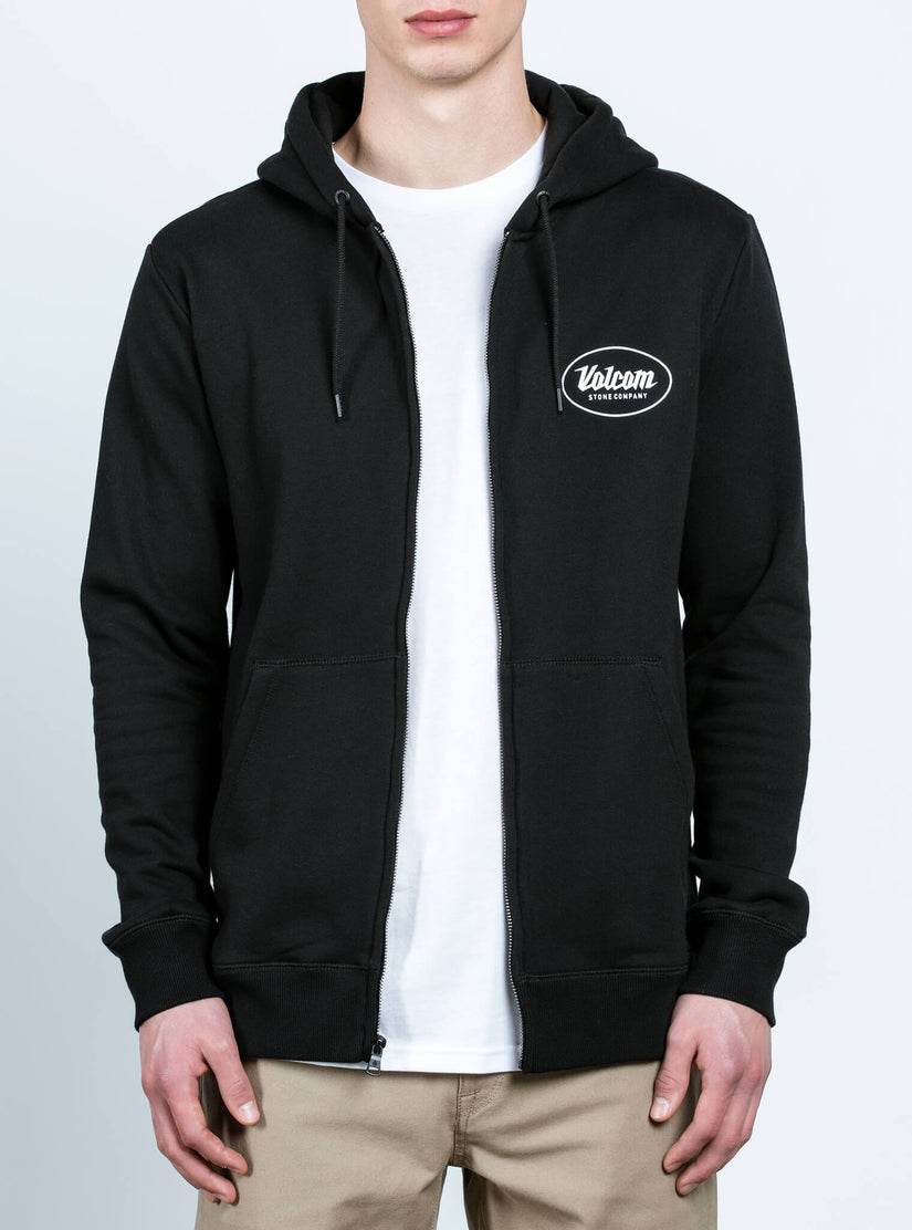 Supply Stone Zip Hoodie - Black
