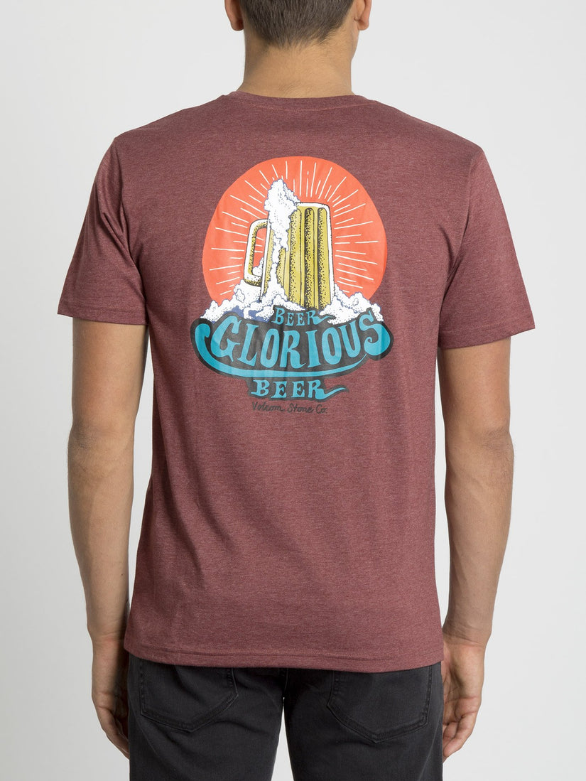 Glorious Beer T-shirt - Crimson (A5731955_CMS) [B]