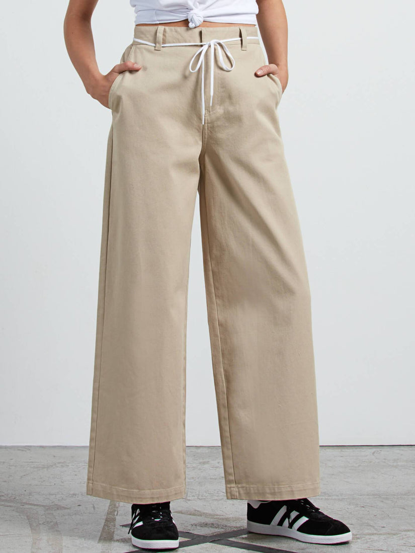 Slashing Stone Trousers - Oxford Tan
