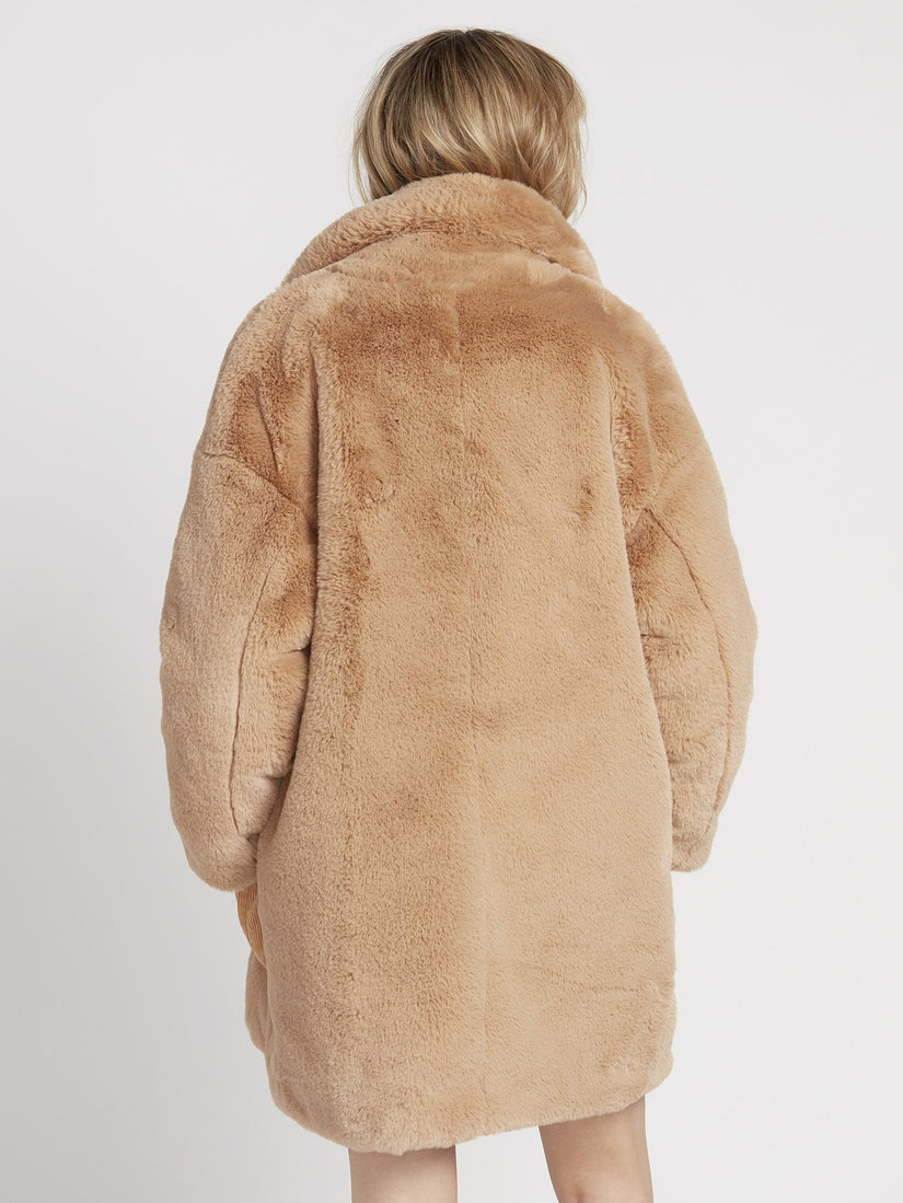 Phewfur Coat - Camel (B1531961_CML) [B]