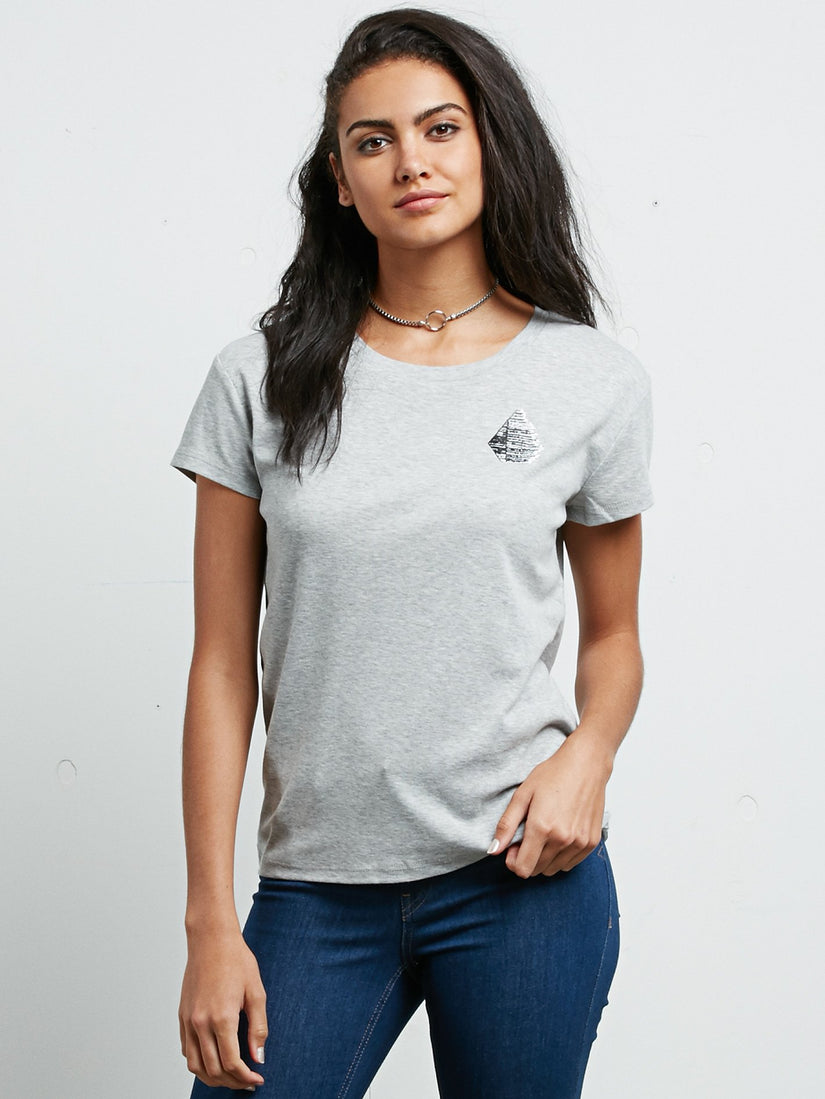 Easy Babe Rad 2 Tee - Heather Grey