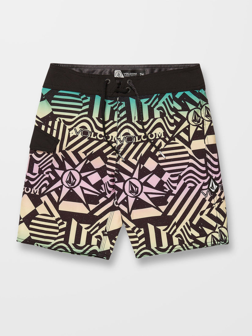 Mod Ringer 16" Boardshort - BLACK - (KIDS) (C0812334_BLK) [B]
