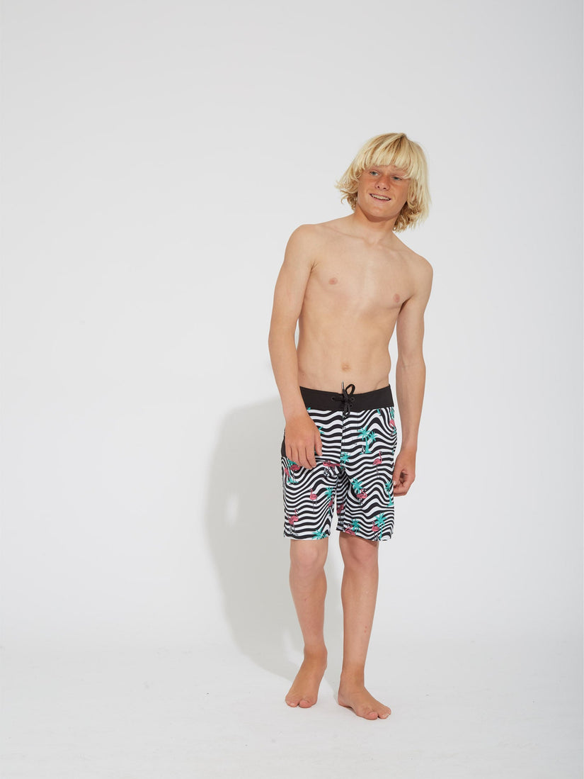 Flamingbros Mod 16" Boardshort - WHITE - (KIDS) (C0812335_WHT) [5]