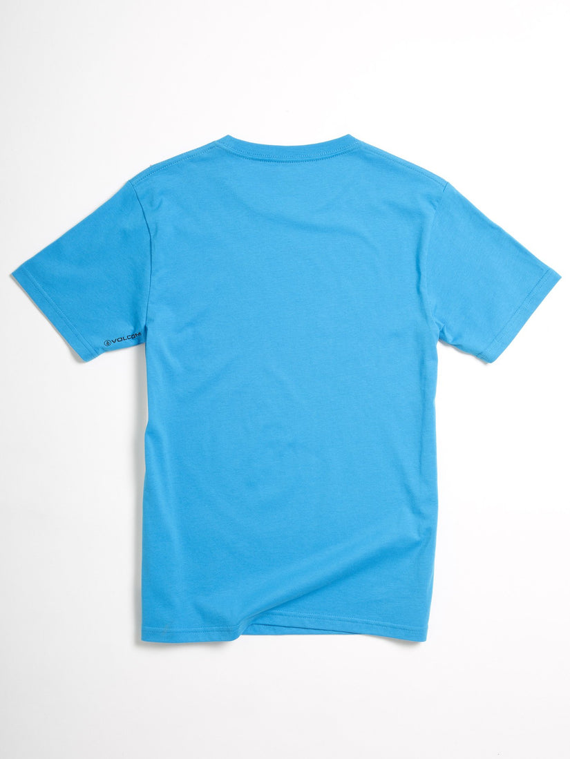 Crisp Stone T-shirt (Kids) - Cyan Blue