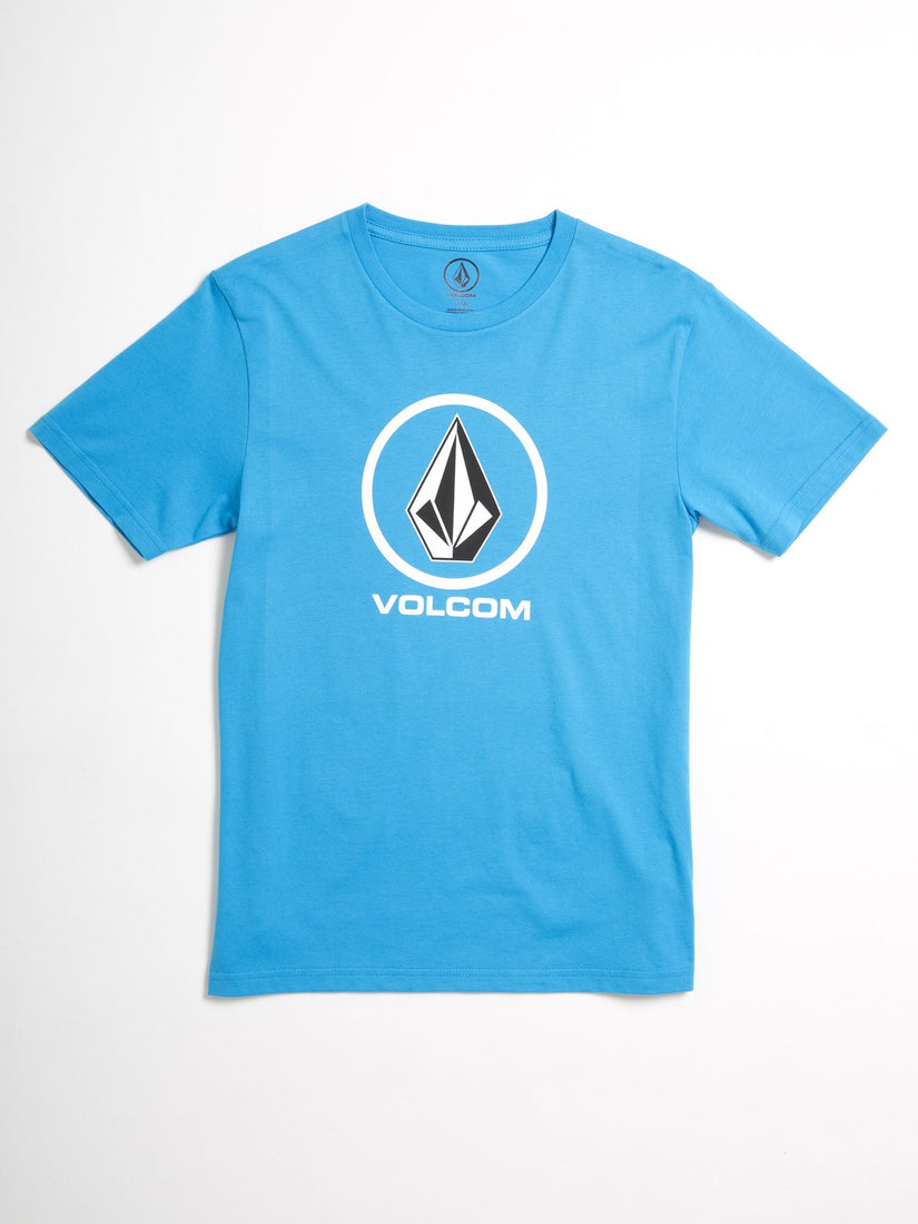 Crisp Stone T-shirt (Kids) - Cyan Blue