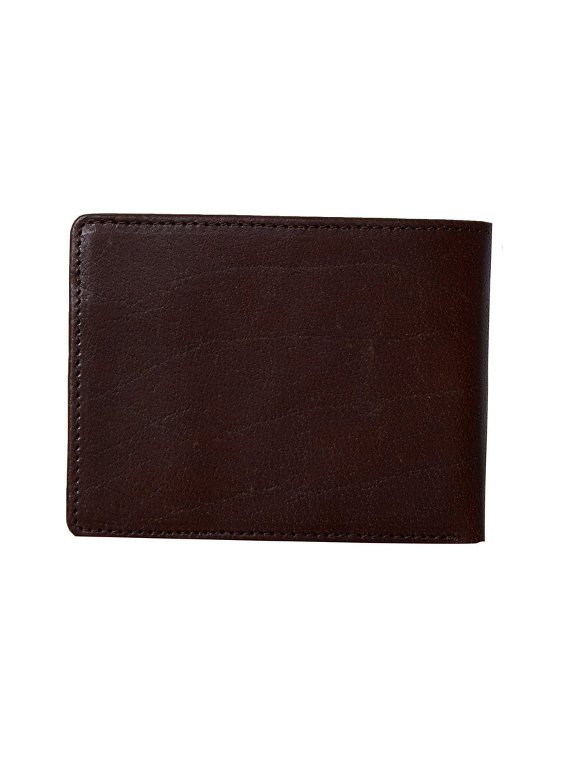 Volcom Leather Wallet - Brown