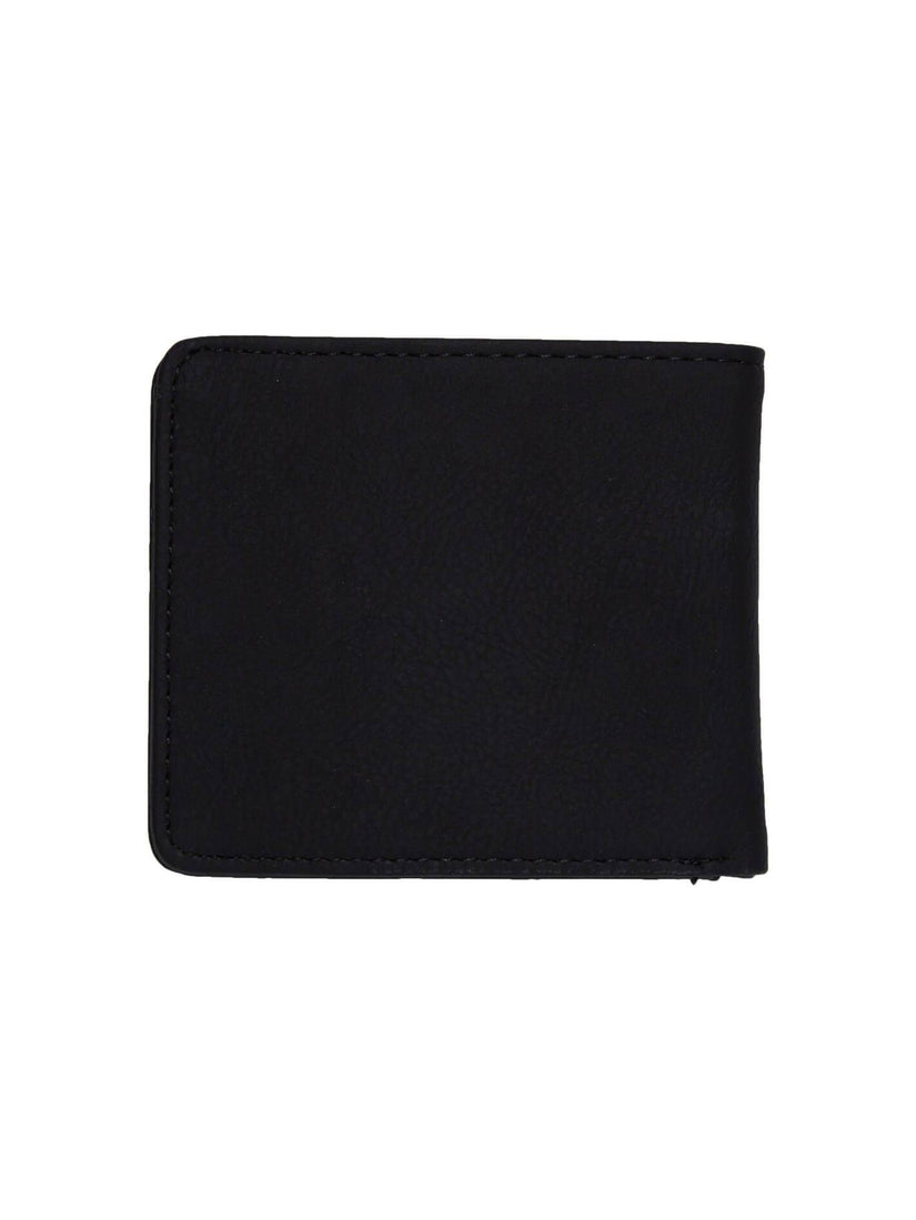 Slim Stone Pu Wallet - Black