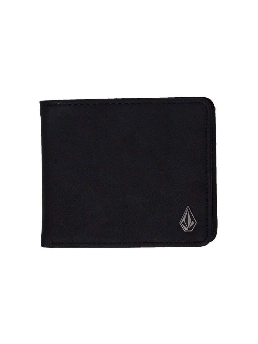 Slim Stone Pu L Wallet - Black