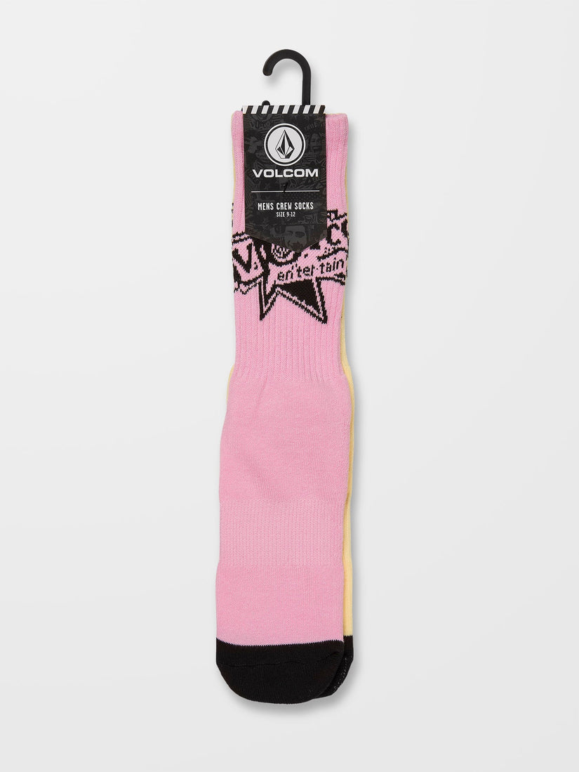 Volcom Ent Socks - REEF PINK (D6312301_RFP) [B]