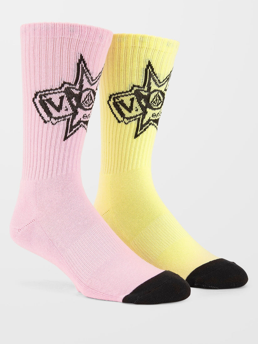 Volcom Ent Socks - REEF PINK (D6312301_RFP) [F]