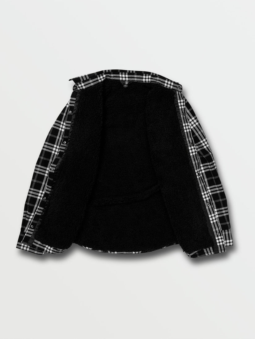 SHERPA FLANNEL JACKET (G1552100_BLK) [10]