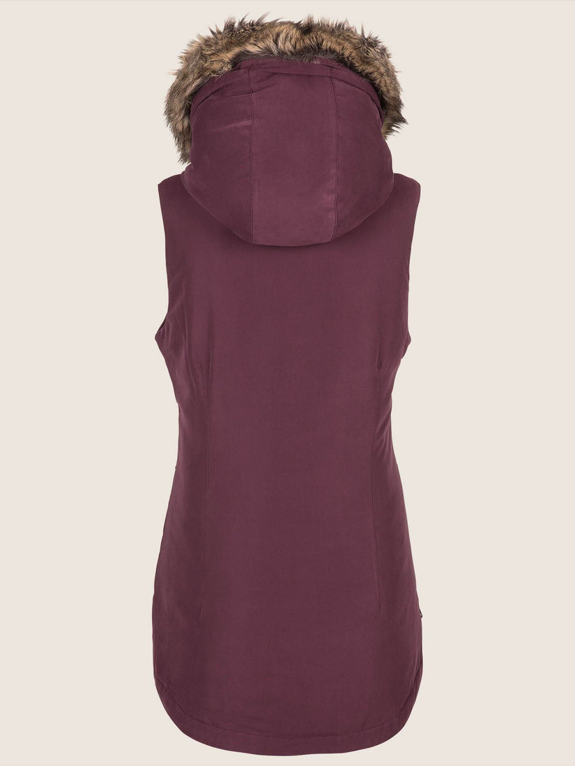 Longhorn Insulated Vest - Merlot