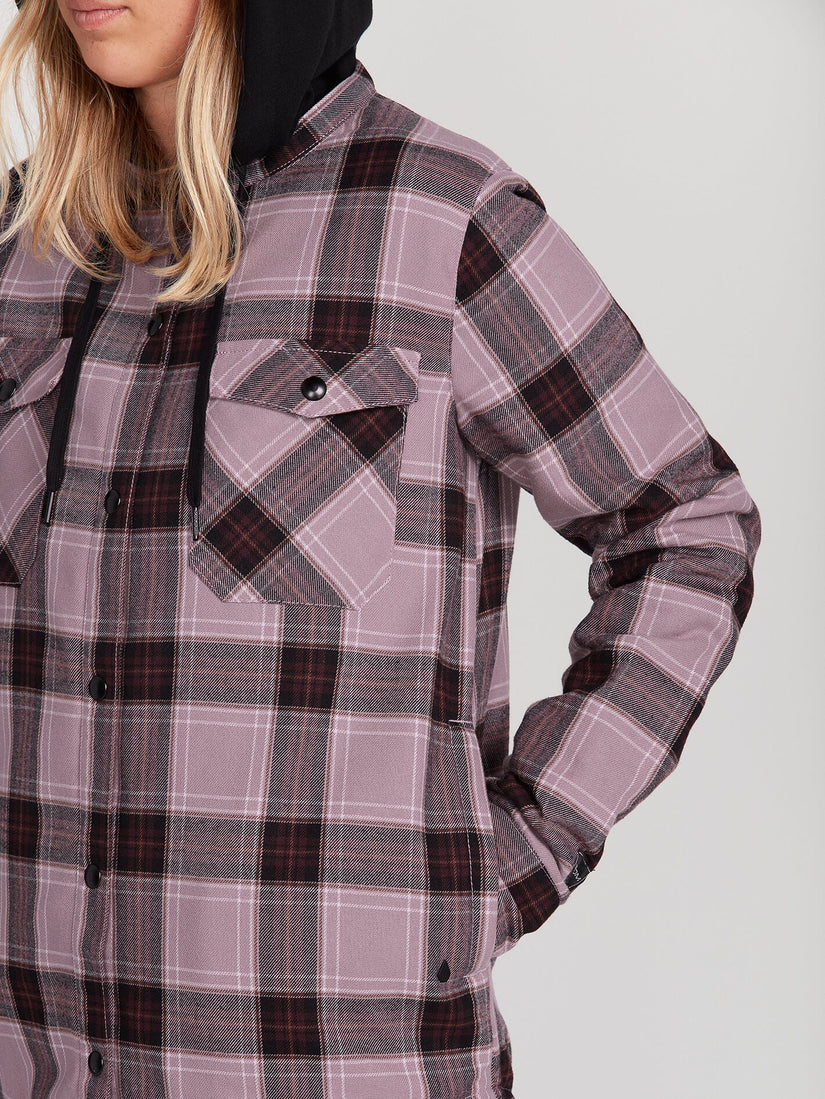 HOODED FLANNEL JKT (H0252005_NVY) [4]