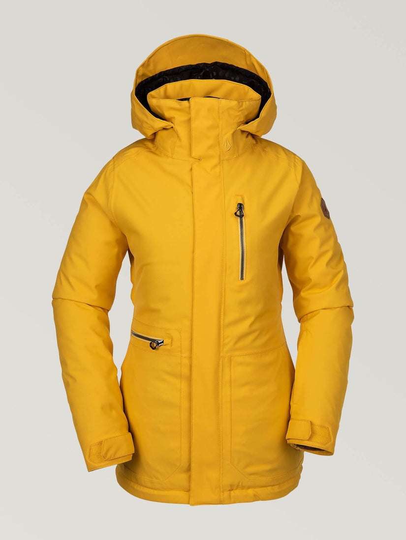 SHELTER 3D STRCH JKT (H0452009_YEL) [F]