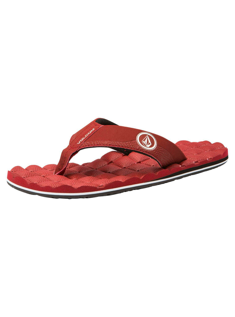 Recliner Sandals - Crimson